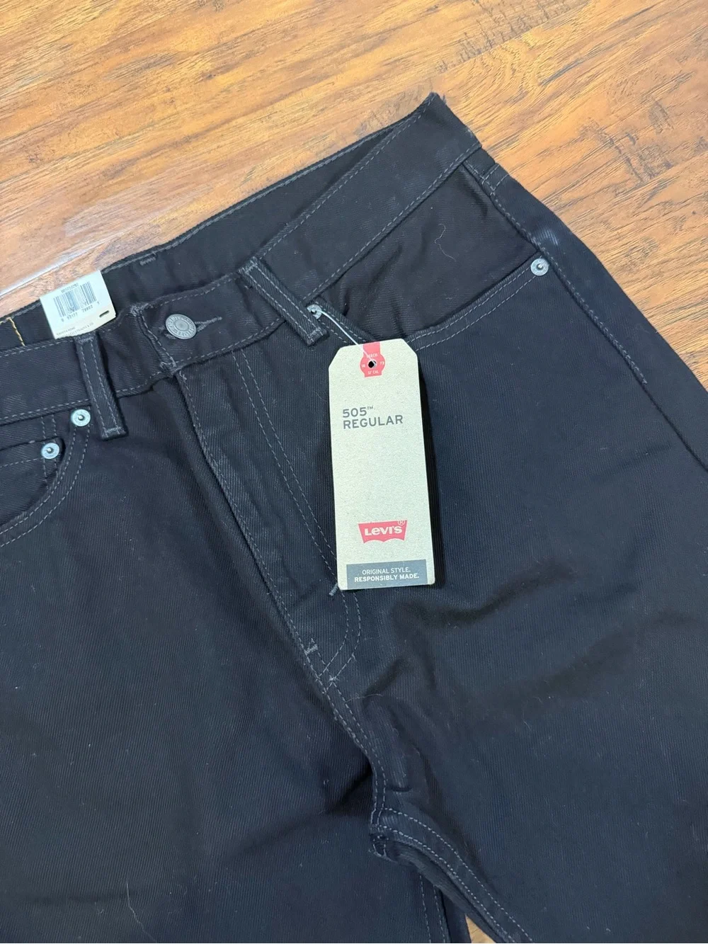 Men's Levi’s 33x34 Black Straight-Leg Jeans